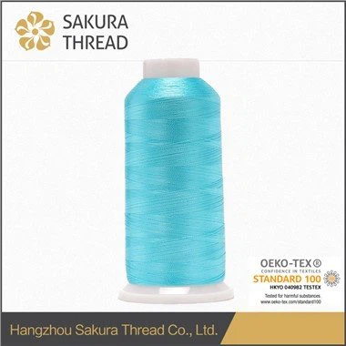 Turkusowa nić do haftu